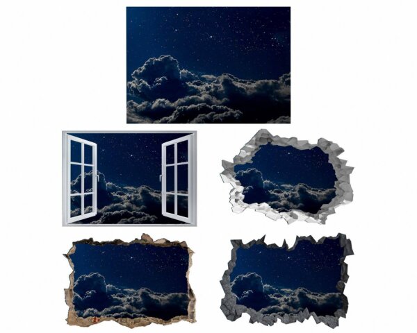 Stars Wall Sticker - Peel and Stick Wall Decal, Vinyl Wall Decal ,Nature Wall Sticker, Wall Decor for Bedroom, Easy To apply, Wall Decor, Living Room Wall Sticker