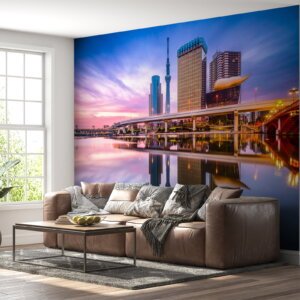 Tokyo Skytree mural for contemporary living rooms and home offices