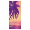 Magic Palm Tree by the Sea Door Sticker Peel & Stick Vinyl Door Wrap Art Décor