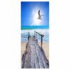 Seagull by the Sea Door Sticker Peel & Stick Vinyl Door Wrap Art Décor