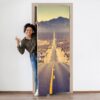 Most Famous Drive America Door Sticker Peel & Stick Vinyl Door Wrap Art Décor