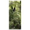 Tropical Jungle Forest Door Sticker Peel & Stick Vinyl Door Wrap Art Décor