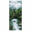 River in Tropical Jungle Door Sticker Peel & Stick Vinyl Door Wrap Art Décor