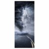 Tornado Theme Door Sticker Peel & Stick Vinyl Door Wrap Art Décor