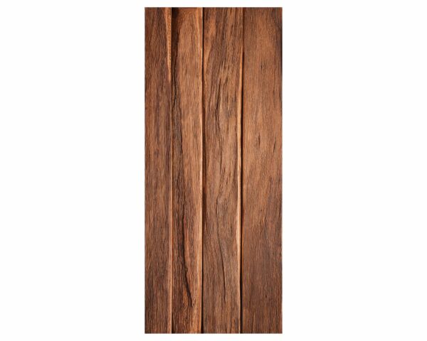 Brown Planks Door Sticker Peel & Stick Vinyl Door Wrap Art Décor