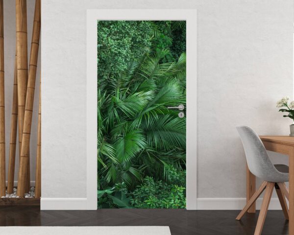 Nature Scene Wild Door Sticker Peel & Stick Vinyl Door Wrap Art Décor