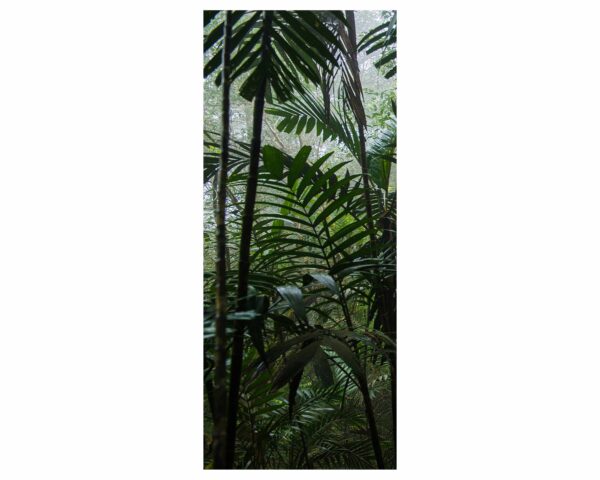 Tropical Rainforest Door Sticker Peel & Stick Vinyl Door Wrap Art Décor