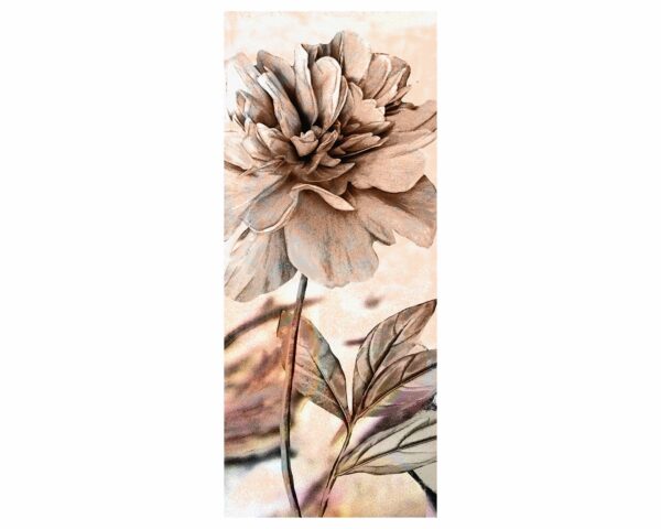 Flowers Oil Painting Door Sticker Peel & Stick Vinyl Door Wrap Art Décor