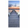 Lake at Sunset Door Sticker Peel & Stick Vinyl Door Wrap Art Décor