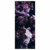 Violet Peonies Door Sticker Peel & Stick Vinyl Door Wrap Art Décor