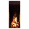 Burning Fireplace Door Sticker Peel & Stick Vinyl Door Wrap Art Décor