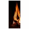 Longfire in Fireplace Door Sticker Peel & Stick Vinyl Door Wrap Art Décor