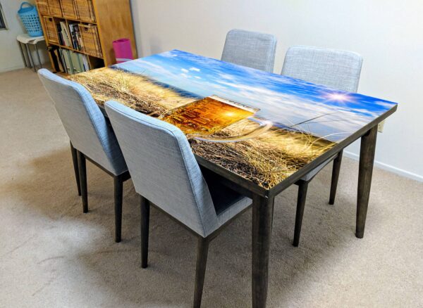 Pint of Beer Meadow Table Wrap Sticker Laminated Vinyl Cover Self-Adhesive for Desk and Tables