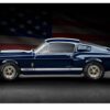 Mustang Blue Car Table Wrap Sticker Laminated Vinyl Cover Self-Adhesive for Desk and Tables