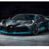 Bugatti Black Car Table Wrap Sticker Laminated Vinyl Cover Self-Adhesive for Desk and Tables