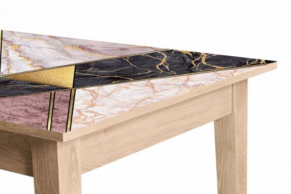 Creative Textures of Marble Table Wrap Sticker Laminated Vinyl Cover Self-Adhesive for Desk and Tables