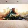 City Sunset Landscape View Wallpaper Photo Wall Mural Wall UV Print Decal Wall Art Décor