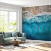 Relaxing Beach View Picture Wallpaper Photo Wall Mural Wall UV Print Decal Wall Art Décor