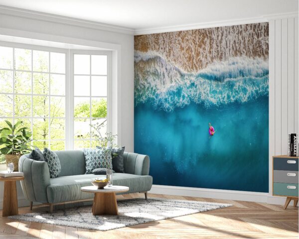 Relaxing Beach View Picture Wallpaper Photo Wall Mural Wall UV Print Decal Wall Art Décor