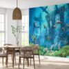 Underwater Coloured Life Wallpaper Photo Wall Mural Wall UV Print Decal Wall Art Décor