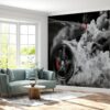 Supersport Car Burning Tyre Wallpaper Photo Wall Mural Wall UV Print Decal Wall Art Décor