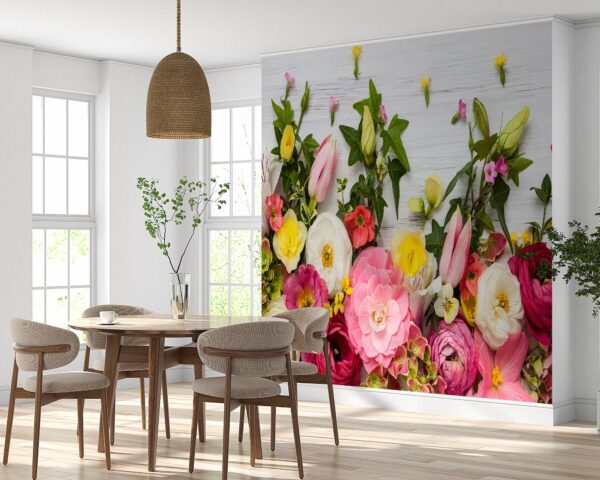 Rose Flower Nature Mix Wallpaper Photo Wall Mural Wall UV Print Decal Wall Art Décor