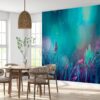 Blue Meadow Landscape Wallpaper Photo Wall Mural Wall UV Print Decal Wall Art Décor