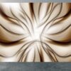 3D Abstract Brown Waves Wallpaper Photo Wall Mural Wall UV Print Decal Wall Art Décor