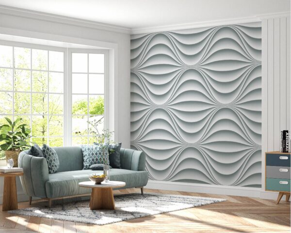 Waterproof wallpaper with depth and tranquility