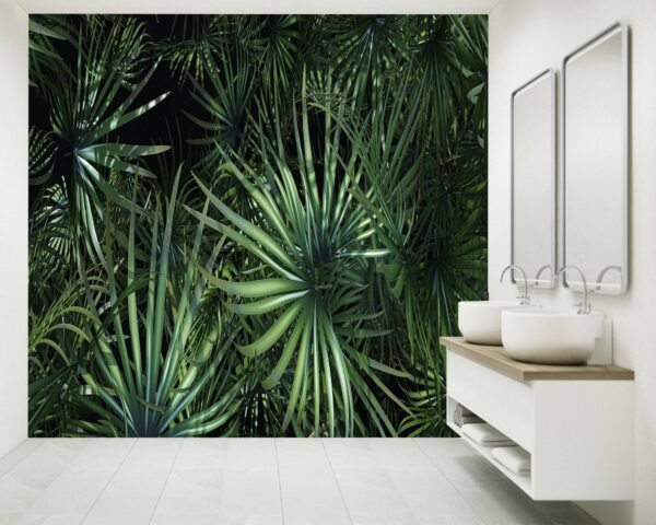 Tropical Palm Leaves Wallpaper Photo Wall Mural Wall UV Print Decal Wall Art Décor