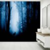 Forest by the Moonlight Wallpaper Photo Wall Mural Wall UV Print Decal Wall Art Décor