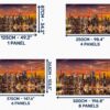 New York City Panorama at Sunrise Wallpaper Photo Wall Mural Wall UV Print Decal Wall Art Décor