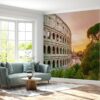 Colosseum at Sunset Time Wallpaper Photo Wall Mural Wall UV Print Decal Wall Art Décor