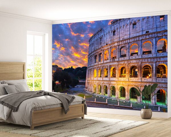 Colosseum Rome at sunrise Wallpaper Photo Wall Mural Wall UV Print Decal Wall Art Décor