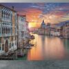 Grand Canal sunrise mural perfect for culture-themed living rooms and bedrooms