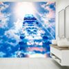 Stairs to Heaven Sky Wallpaper Photo Wall Mural Wall UV Print Decal Wall Art Décor