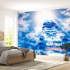 Stairs to Heaven Sky Wallpaper Photo Wall Mural Wall UV Print Decal Wall Art Décor