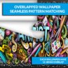 Graffiti Street Background Wallpaper Photo Wall Mural Wall UV Print Decal Wall Art Décor