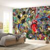 Music Collage Art Street Wallpaper Photo Wall Mural Wall UV Print Decal Wall Art Décor