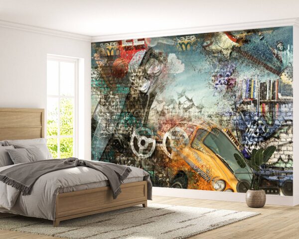 Street Art Graffiti Wallpaper Photo Wall Mural Wall UV Print Decal Wall Art Décor