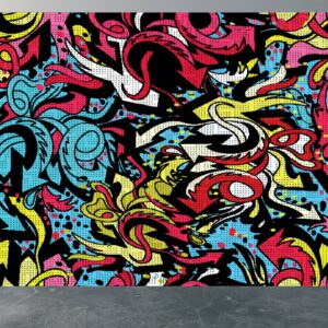 Collage Graffiti Street Wallpaper Photo Wall Mural Wall UV Print Decal Wall Art Décor