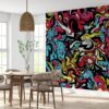 Collage Graffiti Street Wallpaper Photo Wall Mural Wall UV Print Decal Wall Art Décor