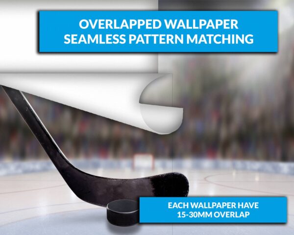 Ice Hockey Stick Sport Wallpaper Photo Wall Mural Wall UV Print Decal Wall Art Décor