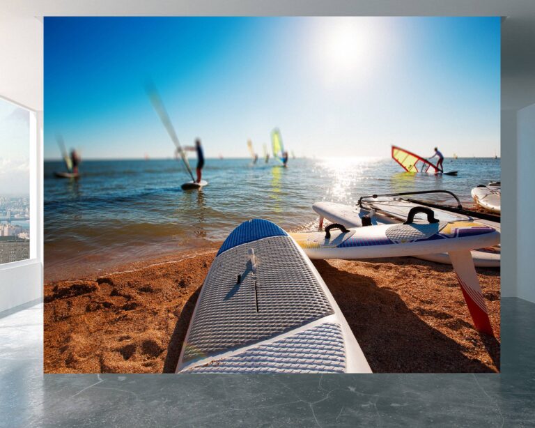 Windsurfing Sport Hobby Wallpaper Photo Wall Mural Wall UV Print Decal Wall Art Décor