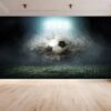 Football Ball in Action Wallpaper Photo Wall Mural Wall UV Print Decal Wall Art Décor