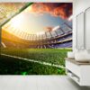 Stadium Football in day Wallpaper Photo Wall Mural Wall UV Print Decal Wall Art Décor