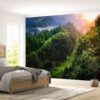 Landscape on Rocky Mountains Wallpaper Photo Wall Mural Wall UV Print Decal Wall Art Décor