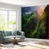 Landscape on Rocky Mountains Wallpaper Photo Wall Mural Wall UV Print Decal Wall Art Décor