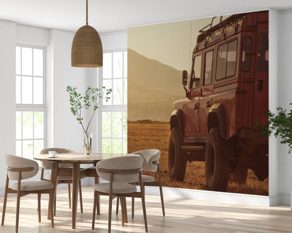 4x4 Jeep Sunset Off-road Wallpaper Photo Wall Mural Wall UV Print Decal Wall Art Décor