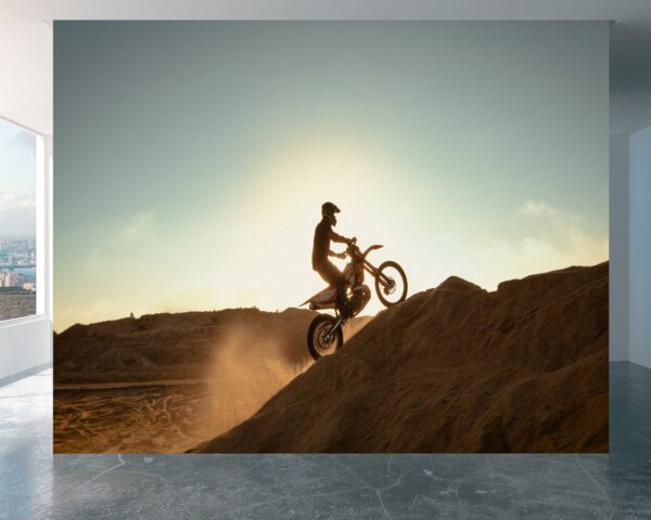 Motocross Offroad Drive Wallpaper Photo Wall Mural Wall UV Print Decal Wall Art Décor